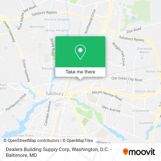 Dealers Building Suppiy Corp map