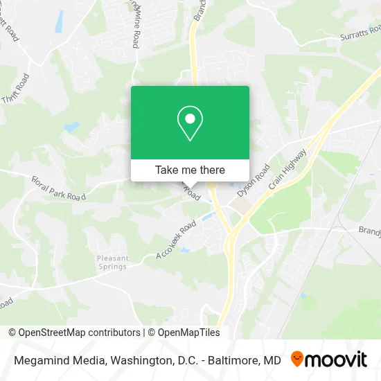 Megamind Media map
