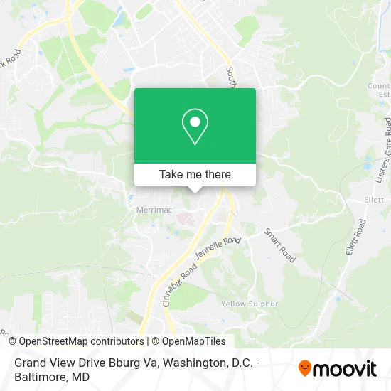 Grand View Drive Bburg Va map
