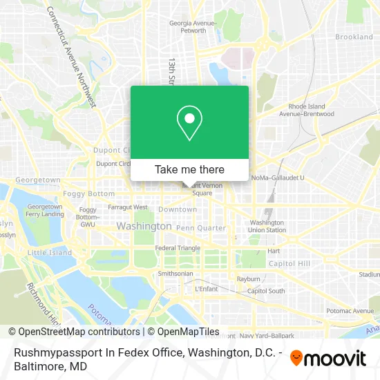 Rushmypassport In Fedex Office map