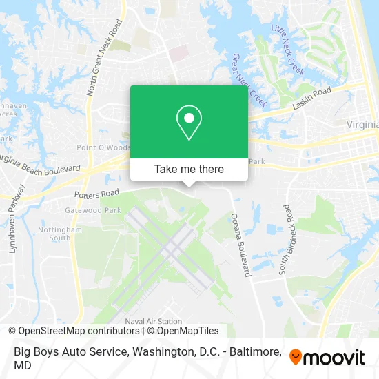 Big Boys Auto Service map