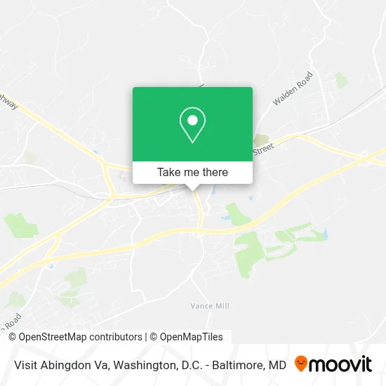 Visit Abingdon Va map
