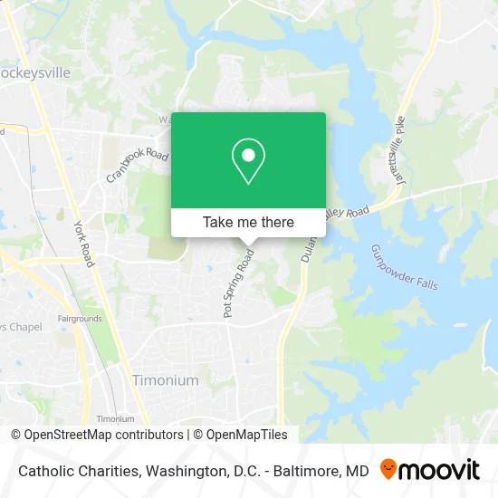 Catholic Charities map