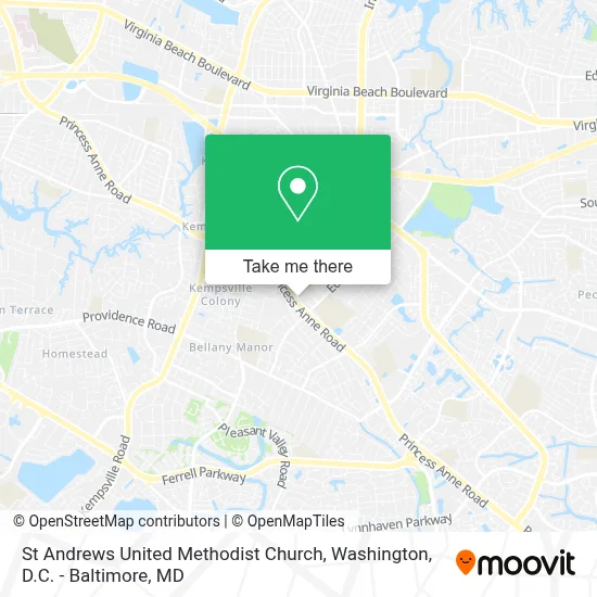 St Andrews United Methodist Church map