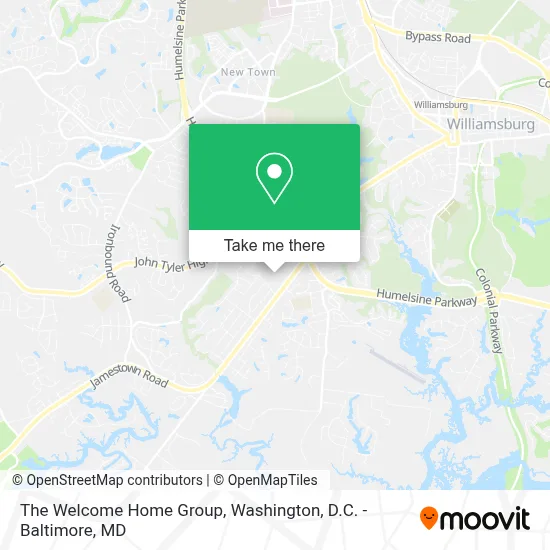 The Welcome Home Group map