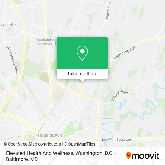 Elevated Health And Wellness map