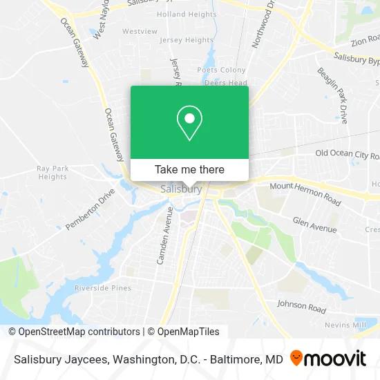Salisbury Jaycees map