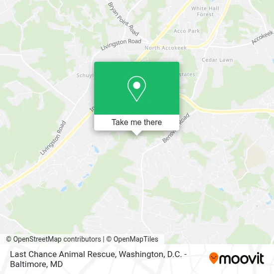 Last Chance Animal Rescue map