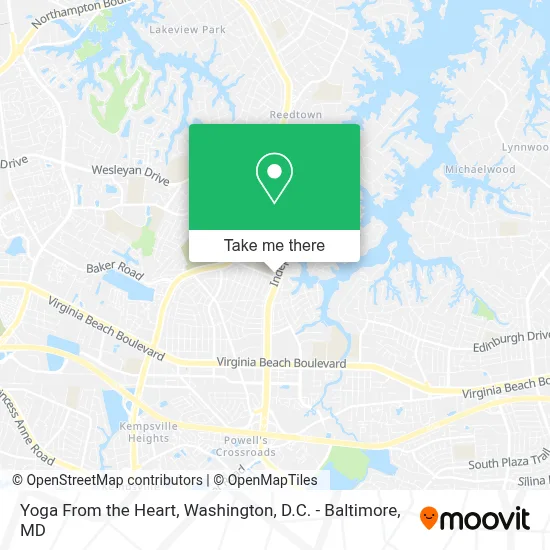 Yoga From the Heart map