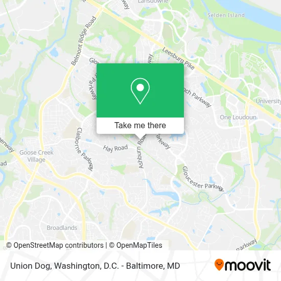 Union Dog map