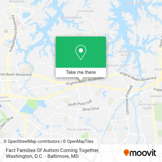 Fact Families Of Autism Coming Together map