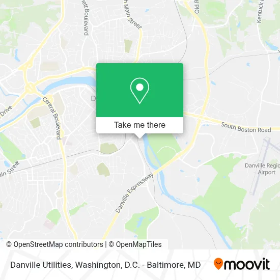Danville Utilities map
