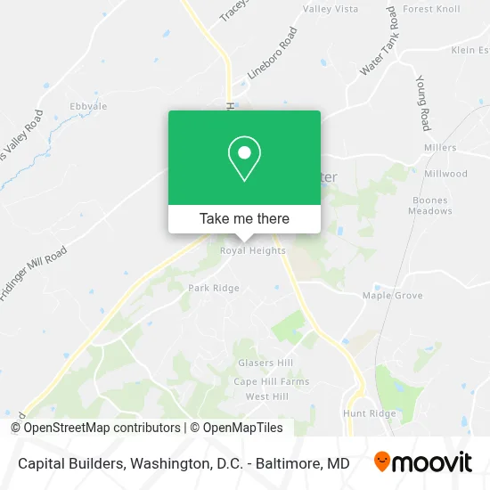 Capital Builders map