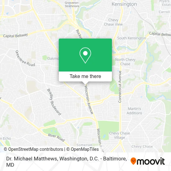 Dr. Michael Matthews map