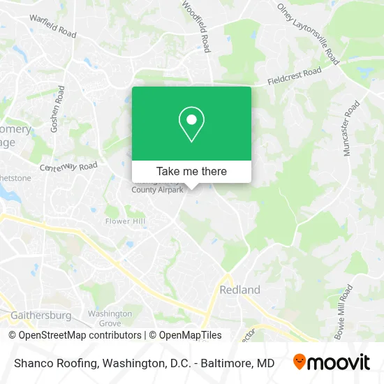 Shanco Roofing map