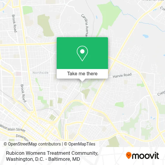 Rubicon Womens Treatment Community map