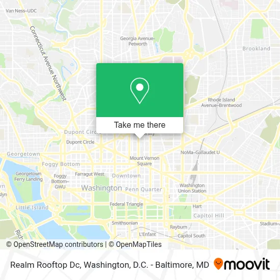Realm Rooftop Dc map