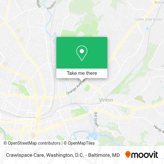 Crawlspace Care map