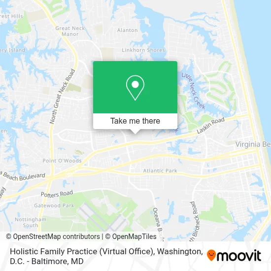 Holistic Family Practice (Virtual Office) map