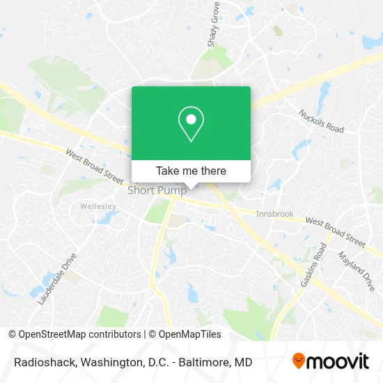 Radioshack map