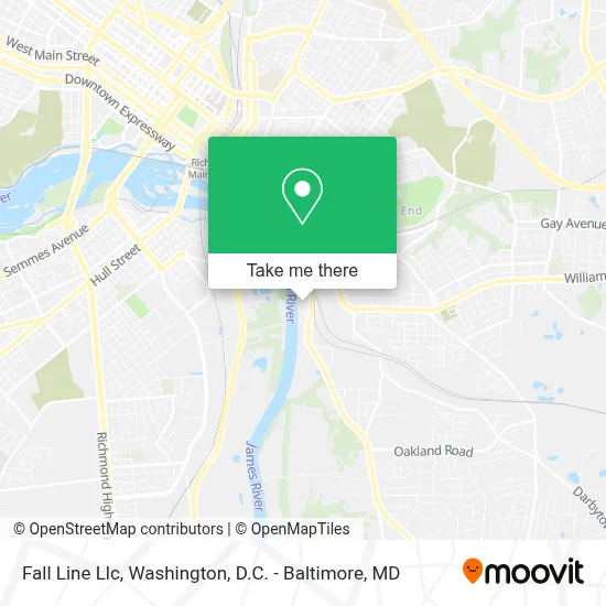 Fall Line Llc map