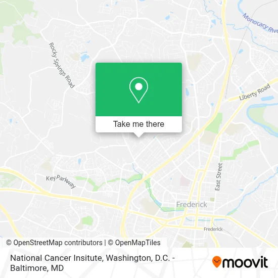 National Cancer Insitute map