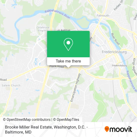 Brooke Miller Real Estate map
