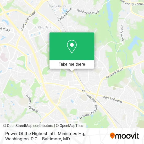 Power Of the Highest Int'L Ministries Hq map