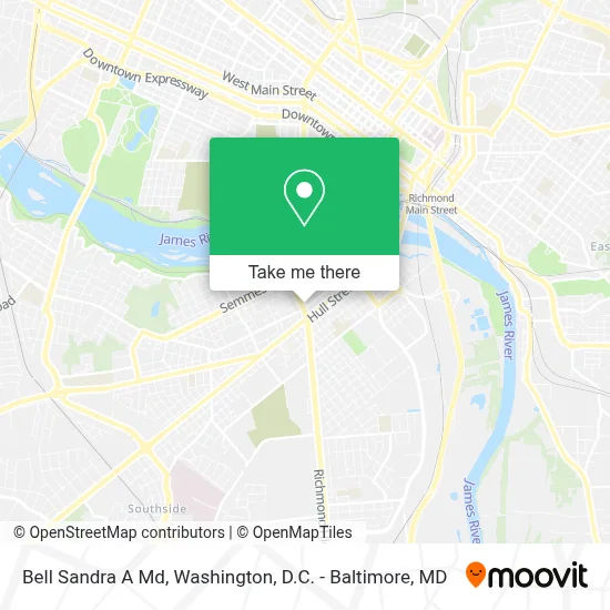 Bell Sandra A Md map