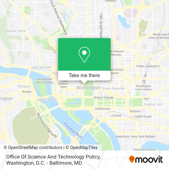 Office Of Science And Technology Policy map