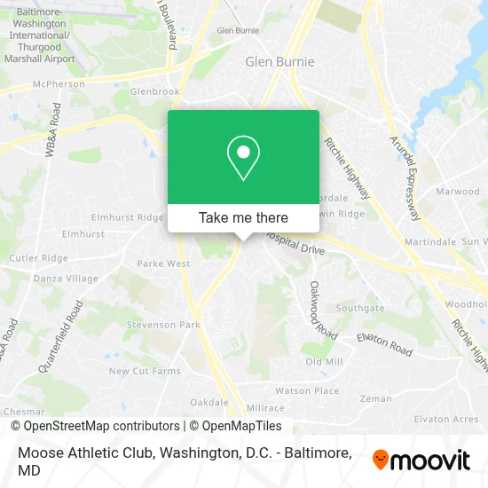 Moose Athletic Club map