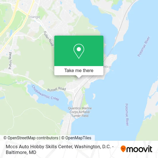 Mccs Auto Hobby Skills Center map