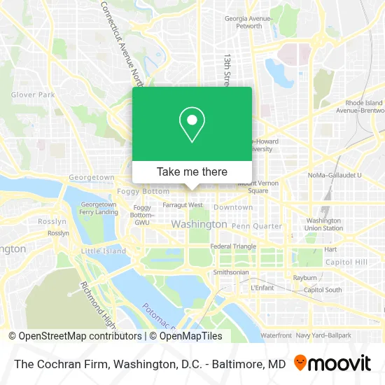 The Cochran Firm map