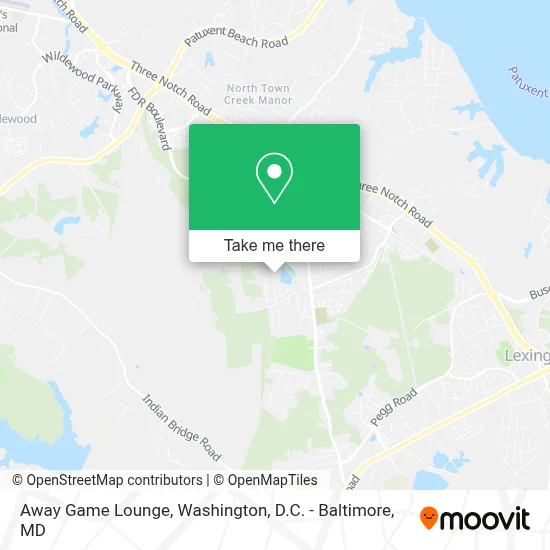 Away Game Lounge map