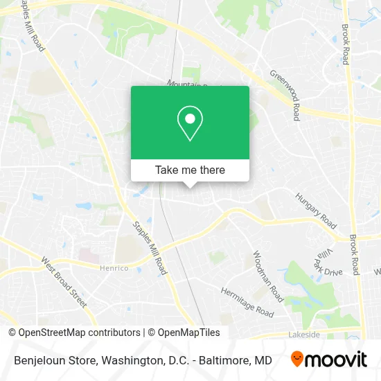 Benjeloun Store map