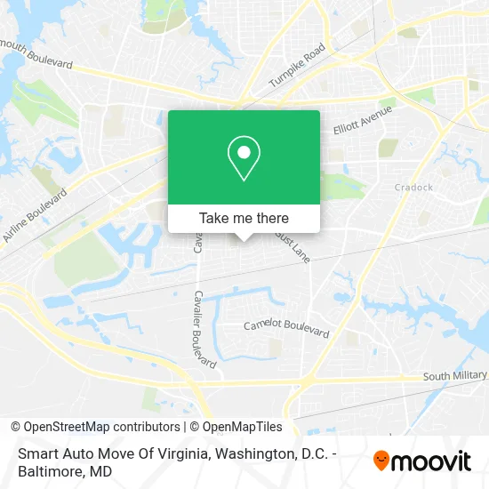 Smart Auto Move Of Virginia map