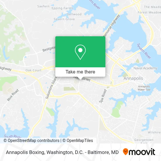Annapolis Boxing map