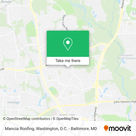 Mancia Roofing map