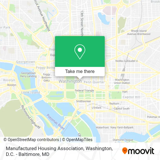 Manufactured Housing Association map