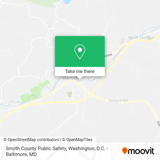Smyth County Public Safety map