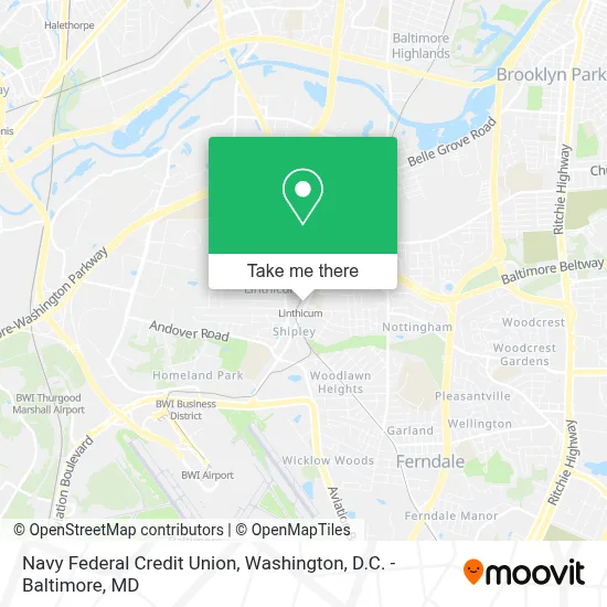 Navy Federal Credit Union map