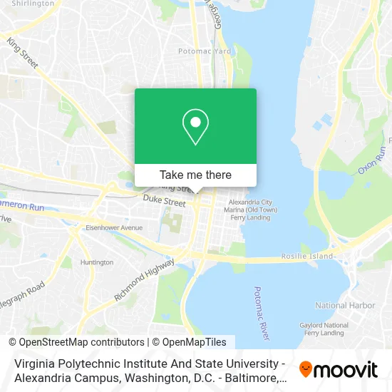 Virginia Polytechnic Institute And State University - Alexandria Campus map