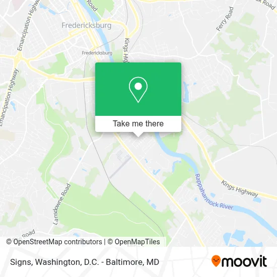 Signs map