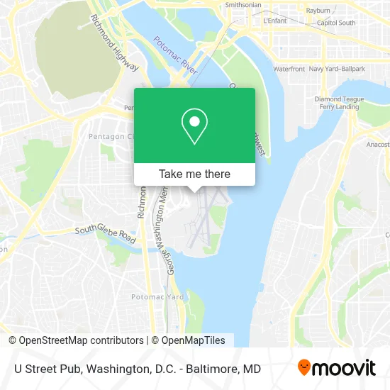 U Street Pub map