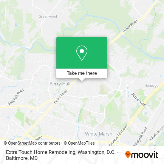 Extra Touch Home Remodeling map