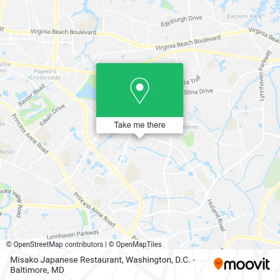 Misako Japanese Restaurant map
