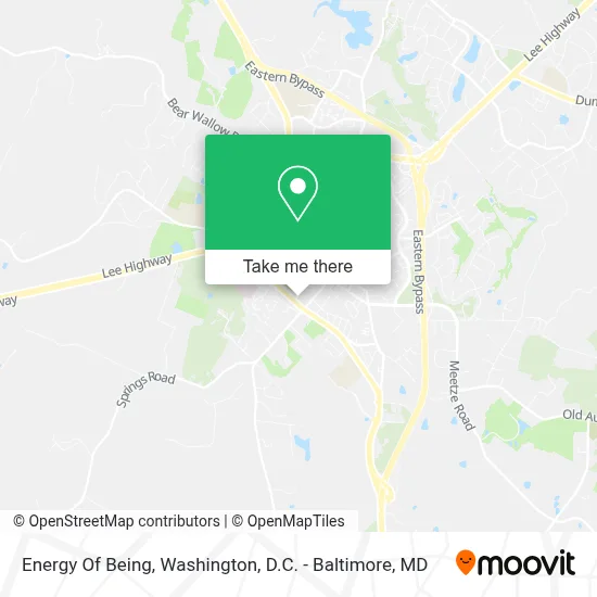 Energy Of Being map