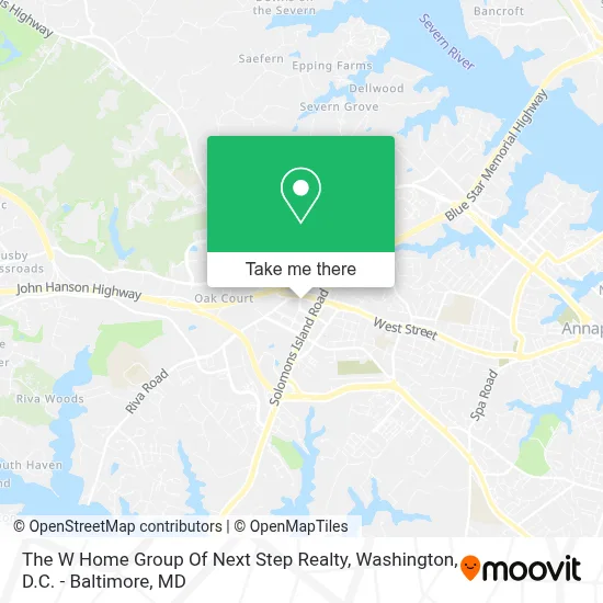 The W Home Group Of Next Step Realty map