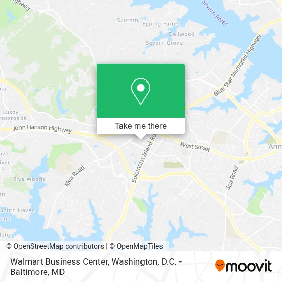 Walmart Business Center map