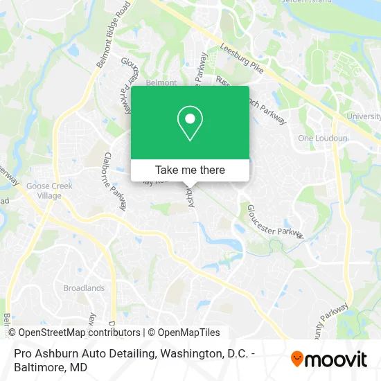Pro Ashburn Auto Detailing map